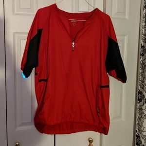 Mens performance zip-up Tshirt
